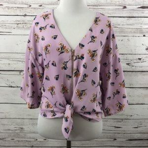 Code x Mode Zipper Blouse